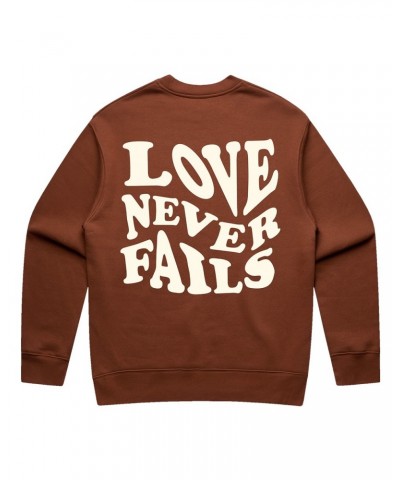 Natalie Grant Love Never Fails Crewneck - Clay $3.20 Sweatshirts