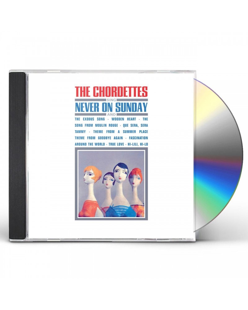 The Chordettes SING NEVER ON SUNDAY CD $12.87 CD