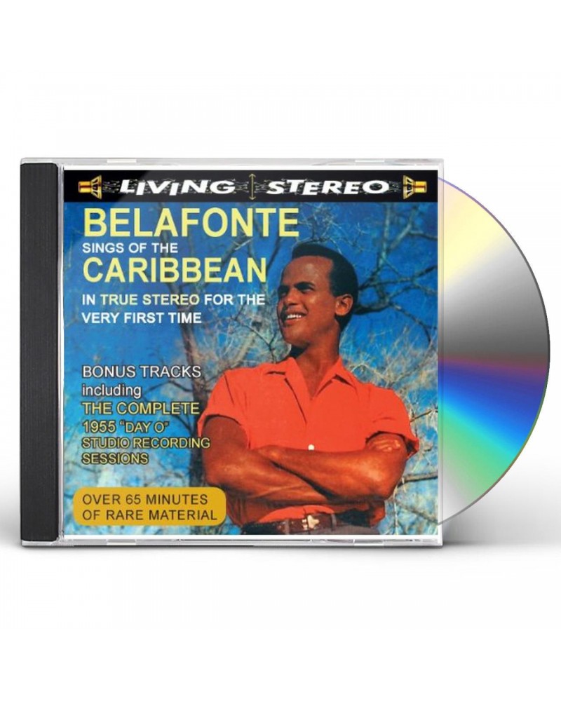 Harry Belafonte SINGS OF THE CARIBBEAN IN TRUE STEREO CD $9.97 CD