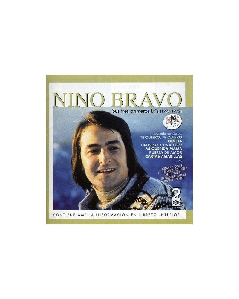 Nino Bravo SUS TRES PRIMEROS LPS (1970-1972) CD $10.79 CD