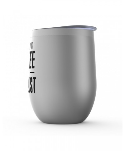 Music Life Wine Tumbler | All I Need Is Coffee & Music Stemless Wine Tumbler $9.11 Drinkware