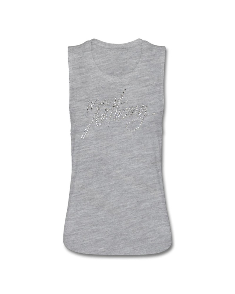 Marc Anthony Grey Tank with Bling Jewels (women) $7.30 Shirts