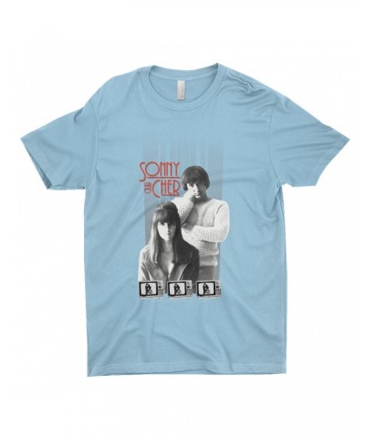 Sonny & Cher T-Shirt | Mod TV Black And White Image Shirt $7.01 Shirts