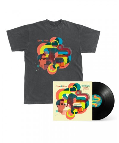 She & Him Melt Away Black Vinyl LP + T-shirt $13.28 Vinyl